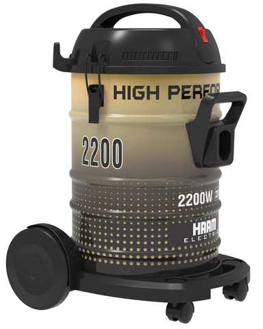 Haam Drum Vacuum Cleaner, 2200W, Black – HM-VC22-23L