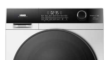 Haam Dryer 10 kg Inverter, White ,Heat Pump Condenser, HMDR10WHINV25
