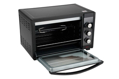 Haam Electric Oven With Grill, 41.7 × 56 × 35 Cm, 45L, 2000W, Black – HMTO45L-19