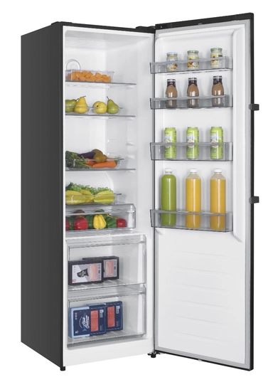 Haam One Door Refrigerator, 12.5 Cu. Ft, Steel - HM490SRF-O23