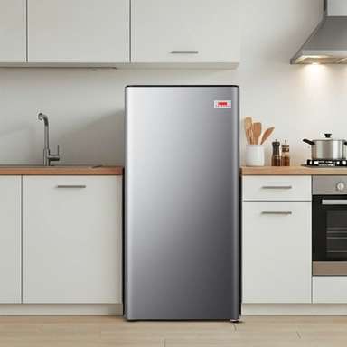 ثلاجة هام باب واحد، 6.3 قدم مكعب، فضي - HM255SRF-H23S