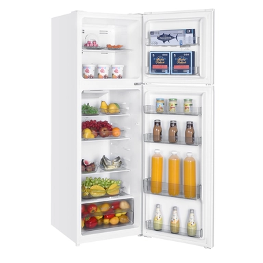 Haam Top Freezer Refrigerator, 8.7 Cu. Ft, Inverter, White - HM310WRF-O24INV