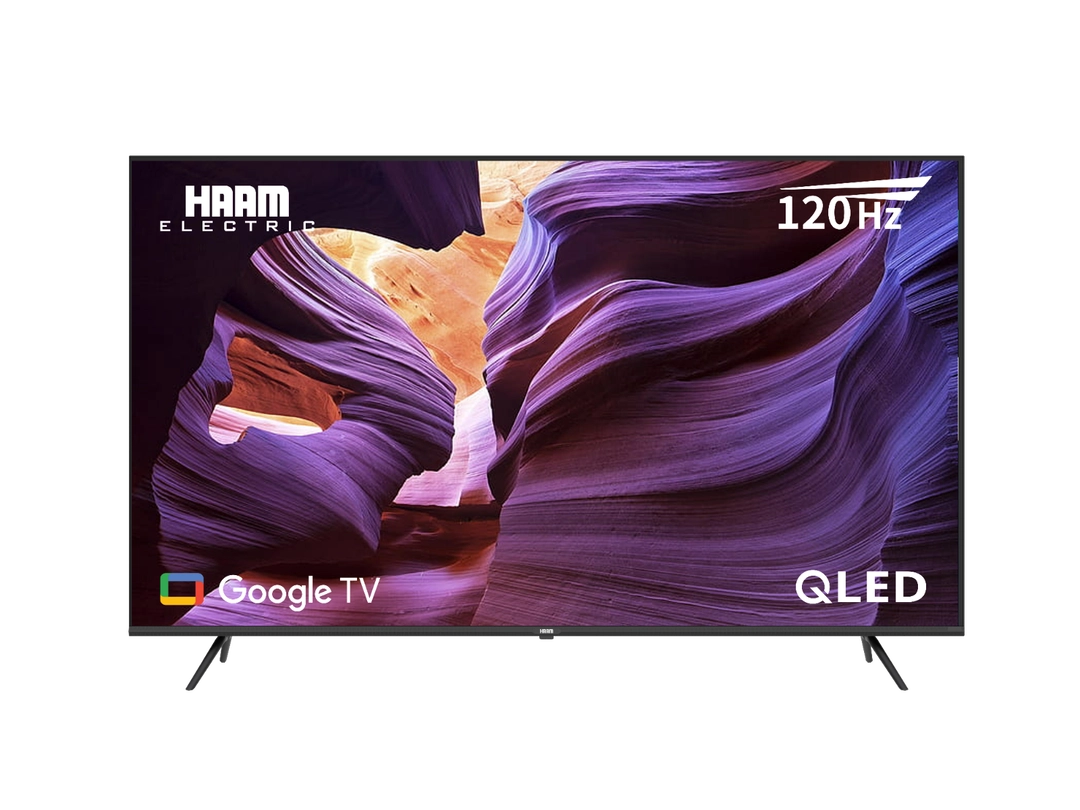 شاشة هام 65 بوصة دقة 4K UHD ذكي QLED مع مستقبل مدمج – QHM65UH575KG120H