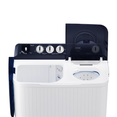 غسالة هام بحوضين، 12 كيلو، أبيض - HMTT12000WH25