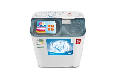 غسالة هام حوضين 5 كيلو أبيض HWM5000-25N