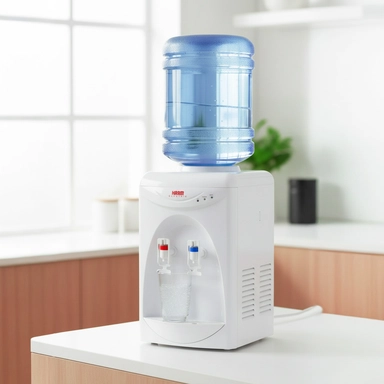 Haam Water Dispenser Counter-Top, Hot / Cold, 2 Taps, White – LM-YT2-57B -220