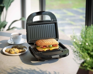 Philips Sandwich Maker, 750W, Black, HD2350/80