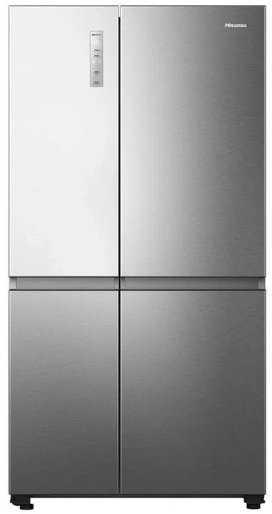 ثلاجة هايسنس جنبًا إلى جنب، سعة 22.5 قدم مكعب، ستيل - RS86W2NSQ