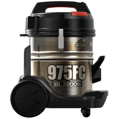Hitachi Drum Vacuum Cleaner  18L 2200W Gold/Black, CV-975FCGB