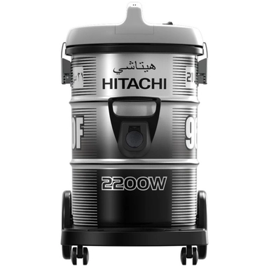 مكنسة هيتاشي برميل، بكيس، 2200 واط - رمادي - CV-960FPG