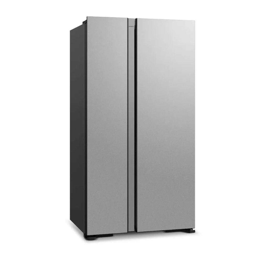 Hitachi Refrigerator, Side by Side, 21 Cu.ft, Silver - R-S800PS0GS