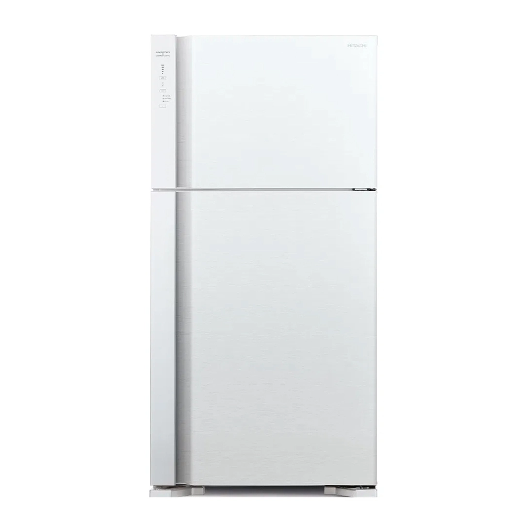 Hitachi Refrigerator, Top Freezer, 18 Cu.ft, White - HRTN8565DF TWH SA