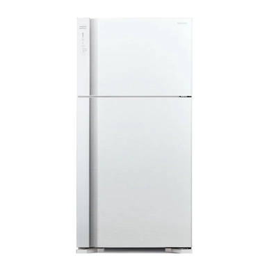 Hitachi Refrigerator, Top Freezer, 18 Cu.ft, White - HRTN8565DF TWH SA