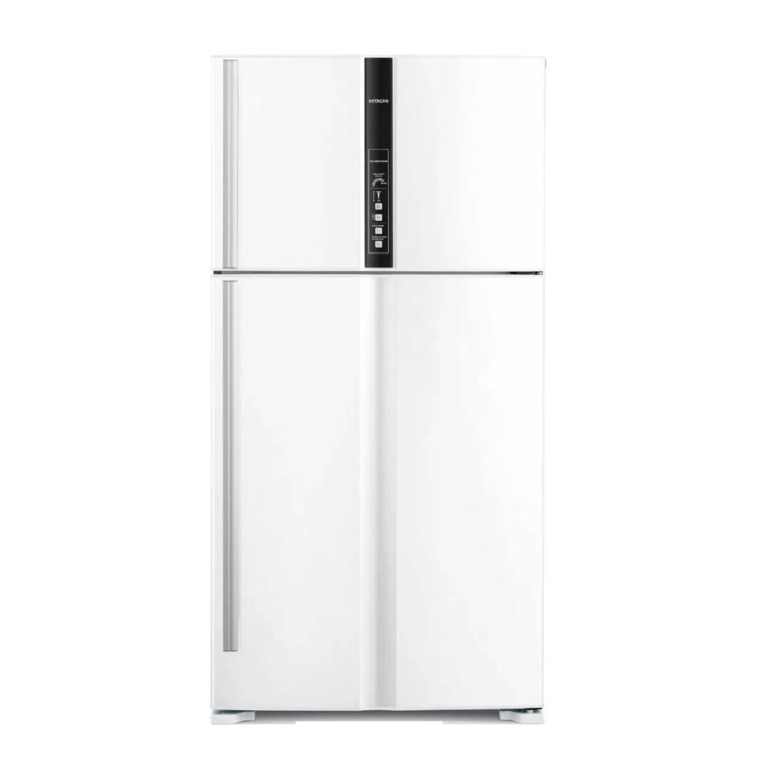 ثلاجة هيتاشي، بابين، سعة 21.2 قدم، أبيض - R-V805PS1KVTWH