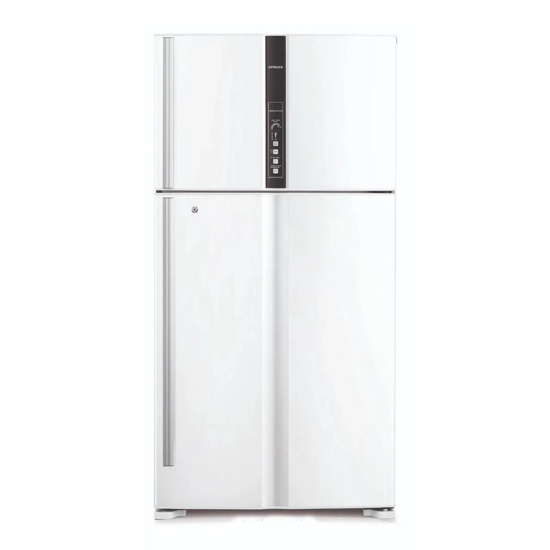 ثلاجة هيتاشي،بابين، سعة 24.8 قدم، بابين، أبيض - R-V905PS1KVTWH