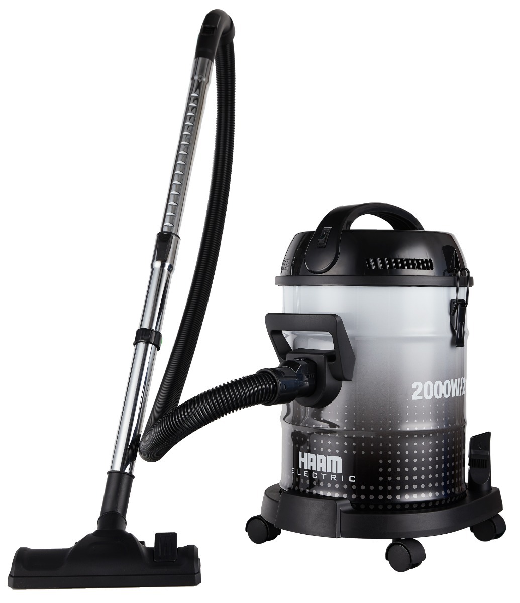 Haam Drum Vacuum Cleaner 2000 Watts, 21 Liters, HM-VC20-21L