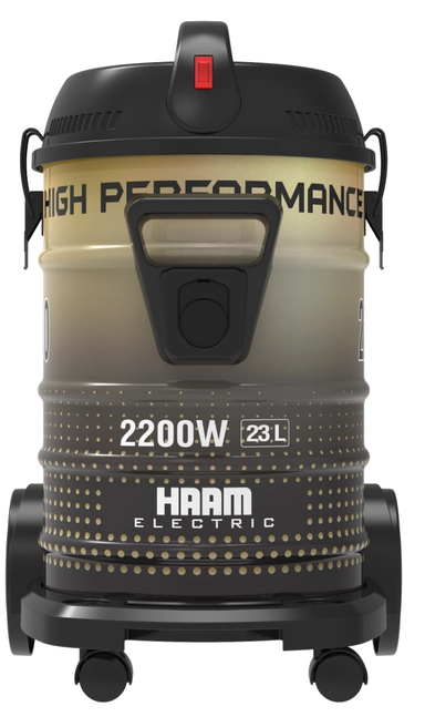Haam Drum Vacuum Cleaner with Rotating Cleaning Brush, 2200W, 23L, HM-VC22-23L