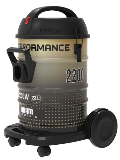 Haam Drum Vacuum Cleaner with Rotating Cleaning Brush, 2200W, 23L, HM-VC22-23L