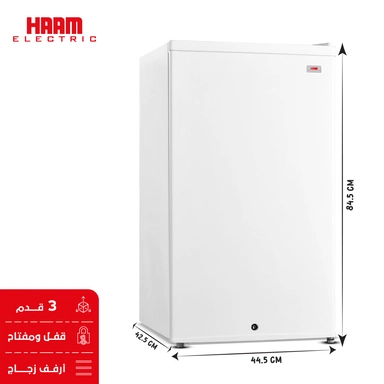 ثلاجة هام باب واحد أبيض 3 قدم HM112WRF-M22