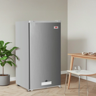 ثلاجة هام باب واحد فضي 3.1 قدم HM120SRF-O23