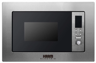 Haam Built-in microwave oven with grill, 20 L., 800 watt, Steel, HM20SBTMW