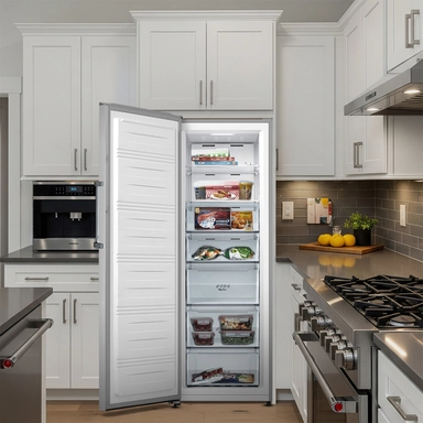 فريزر هام راسى 8.1 قدم استيل HM328SFR-H23