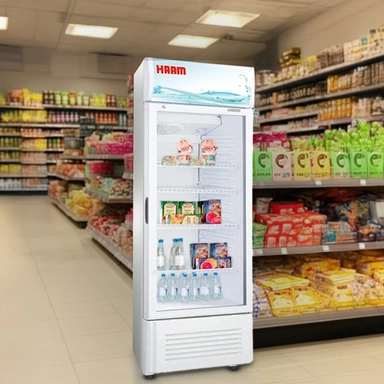 ثلاجة عرض هام أبيض 8.4 قدم 4 أرفف HM330WCK-20