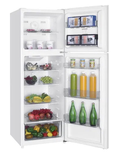 Haam 2 Doors Refrigerator, White, 11.7 Feet, HM350WRF-O23