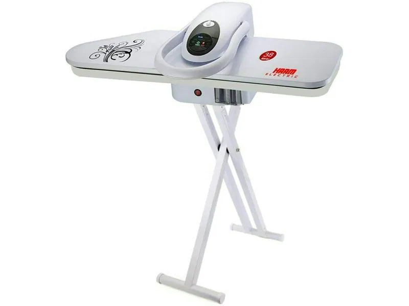 HAAM Steam Press Iron 38", 2200 Watts, Digital Display, White, HM38SP-WN24