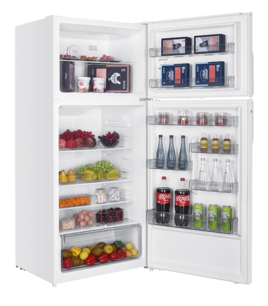 Haam Refrigerator 2 Doors White 18.6 Cu.ft ,Inverter HM680WRF-O23INV