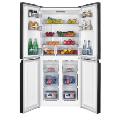 Haam Refrigerator, 4 Doors, Steel, 14.2 Cu.ft, Inverter: HM710SSD-O23INV