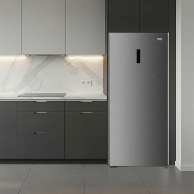 Haam Freezer, One Door, Inverter, Steel, 21.2 Cu. Ft., HM720SFR-O24INV