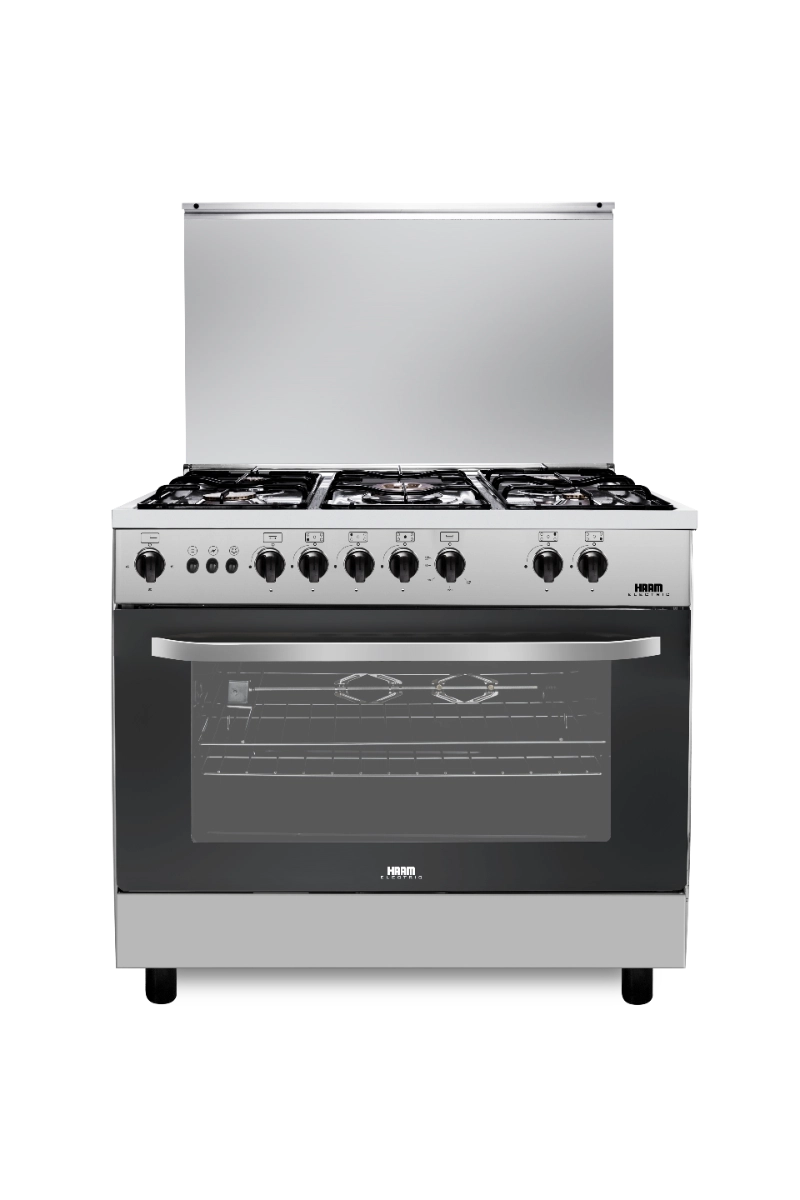 Haam oven, 5 gas burners, 55*80, steel, full safety, HM80GF-25