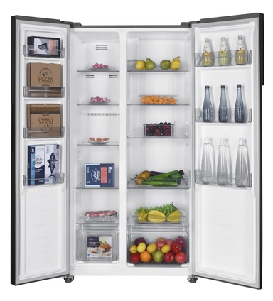 Haam refrigerator, steel, 15.4 Cu.ft, inverter: HM810SSD-O23INV