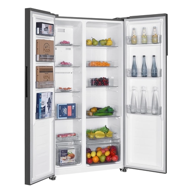 Haam refrigerator, steel, 15.4 Cu.ft, inverter: HM810SSD-O23INV