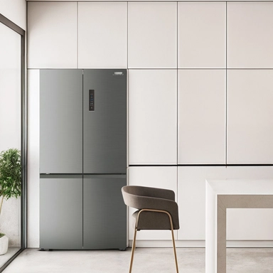Haam refrigerator, 4 doors, steel, 18.08 cu.ft, inverter, HM850SSD-O23INV
