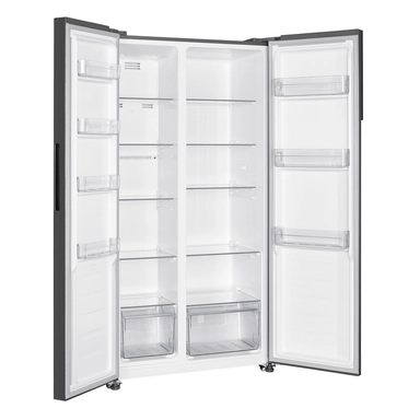Haam refrigerator, steel, 15.4 Cu.ft, inverter: HM810SSD-O23INV