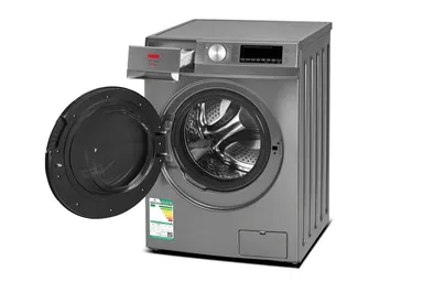 غسالة هام أمامية 13 ك فضي Inverter تنشيف 8ك HMCFL13D8SM-25N