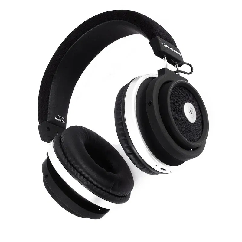 L'avvento Headphone Bluetooth 5.0 Leather headband, Black