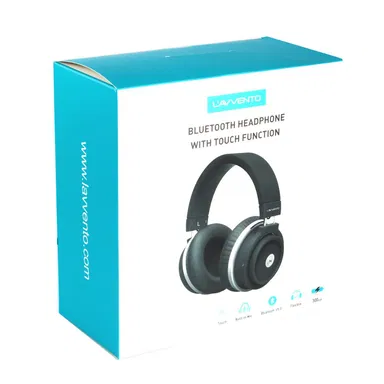 L'avvento Headphone Bluetooth 5.0 Leather headband, Black