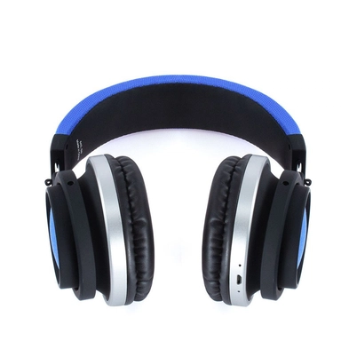 L'avvento Headphone Bluetooth 5.0 Leather headband, Blue
