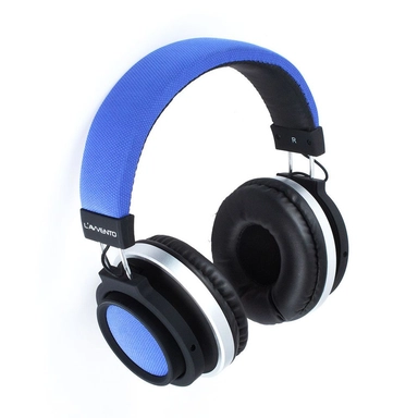 L'avvento Headphone Bluetooth 5.0 Leather headband, Blue