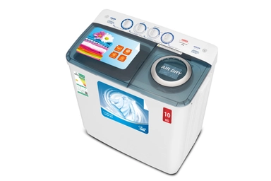 غساله هام حوضين 10 كيلو أبيض HWM10000-25N