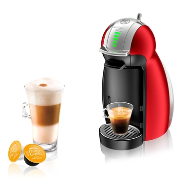 NESCAFÉ Dolce Gusto Genio 2 Coffee Machine,Red, GENIO 2 RED