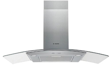 Ariston built-in hood, 90 cm, steel, AHGC9.7FLBX