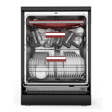 غسالة صحون توشيبا 15 مكان 8 برامج أسود DW-15F3ME(BS)