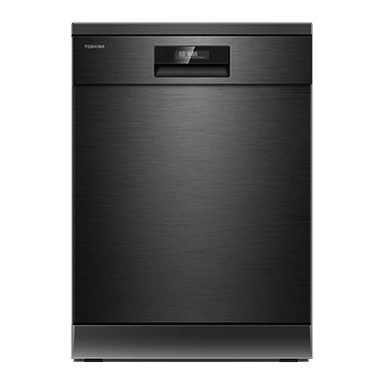 غسالة صحون توشيبا 15 مكان 8 برامج أسود DW-15F3ME(BS)