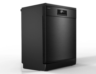 غسالة صحون توشيبا 15 مكان 8 برامج أسود DW-15F3ME(BS)