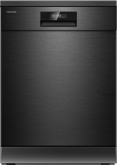 غسالة صحون توشيبا 15 مكان 8 برامج أسود DW-15F3ME(BS)