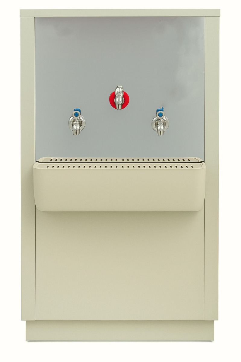 Al Ghadeer Water Cooler 90 liter, 3 Spigot, hot / cold, WCC90 - R